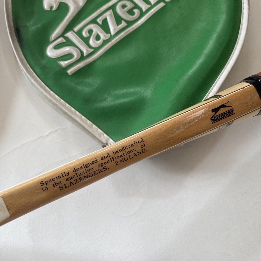 スラセンジャーヴィンテージラケット3本組み 70s ウッドslazenger