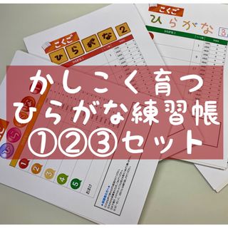 ひらがな練習帳①②③セットの通販 by とん's shop|ラクマ