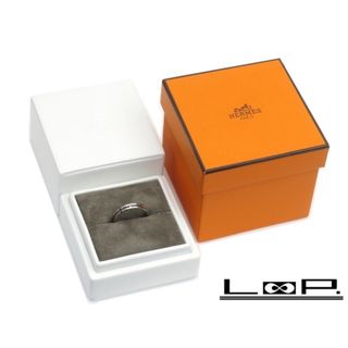 エルメス(Hermes)の■新同■磨き済■　エルメス アリアンヌ リング 指輪 ホワイトゴールド K18 WG #59 箱 【A66914】(リング(指輪))