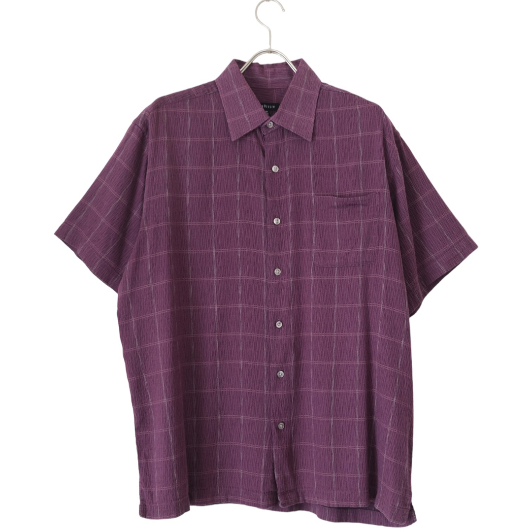 VAN HEUSEN Purple Check Shirt