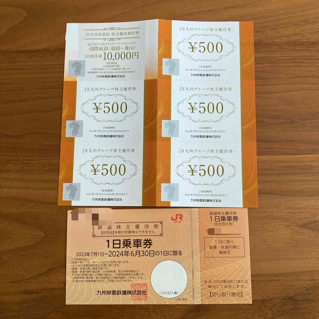 JR九州　株主優待 チケットの優待券/割引券(その他)の商品写真