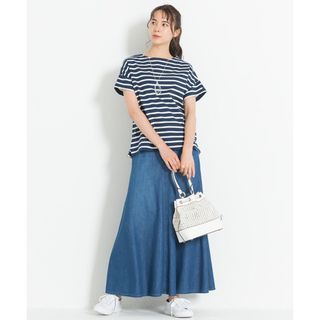 ジユウク(自由区)のゆらの様専用　最終価格　美品　自由区　BLUE ライトデニムスカート　29(ロングスカート)