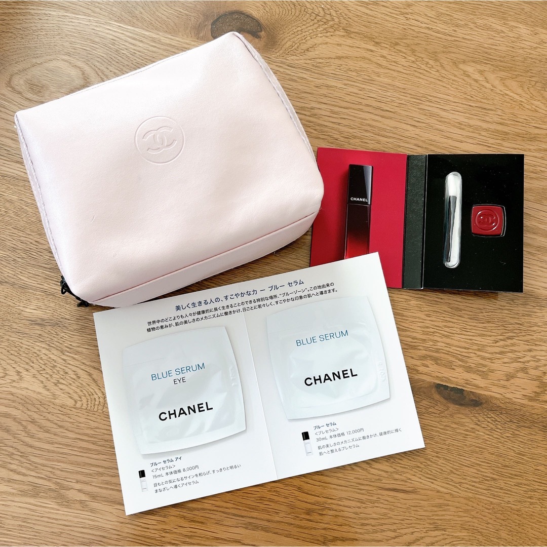 CHANEL ポーチ　化粧ポーチ　小物入れ　ノベルティ　サンプルセット | フリマアプリ ラクマ