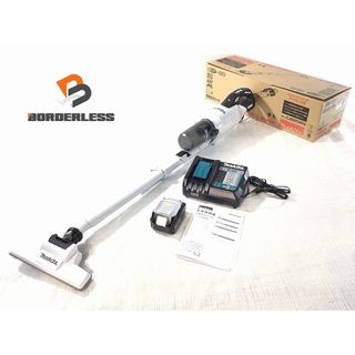 ☆未使用品☆makita マキタ 18V充電式クリーナー CL286FDRFW 白色 バッテリー(18V 3.0Ah) 充電器 サイクロン一体式 コードレス 73971