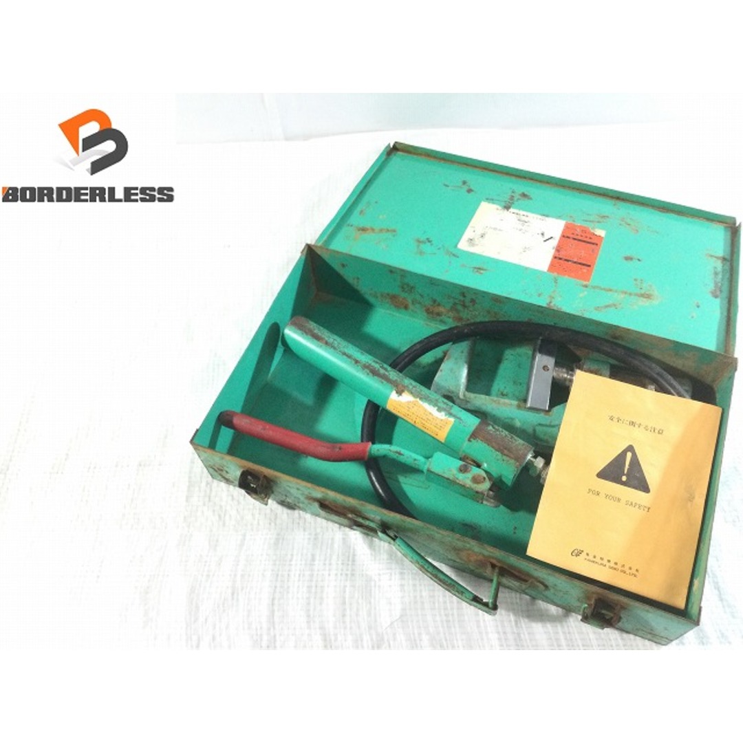 ☆中古品☆KAMEKURA 亀倉 パイプ圧着機 S-30 ケース付 手動油圧 ☆中古品☆KAMEKURA 亀倉 パイプ圧着機 S-30 ケース付 手動油圧