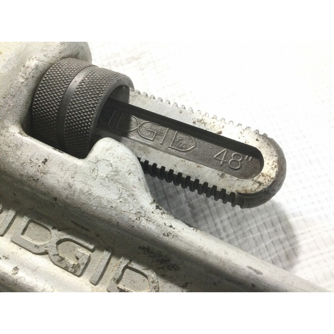 ☆中古品☆RIDGID リジッド アルミパイプレンチ 848 48インチ 約 ☆中古品☆RIDGID リジッド アルミパイプレンチ 848 48インチ 約