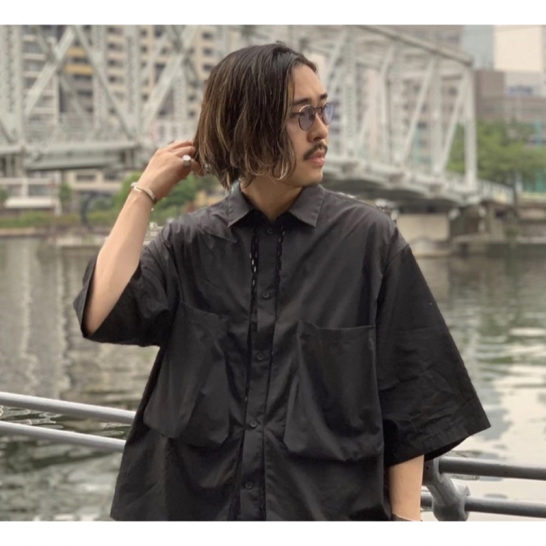 OAMC - OAMC 19SS メッシュレイヤード ボックス半袖シャツの通販 by ぽ