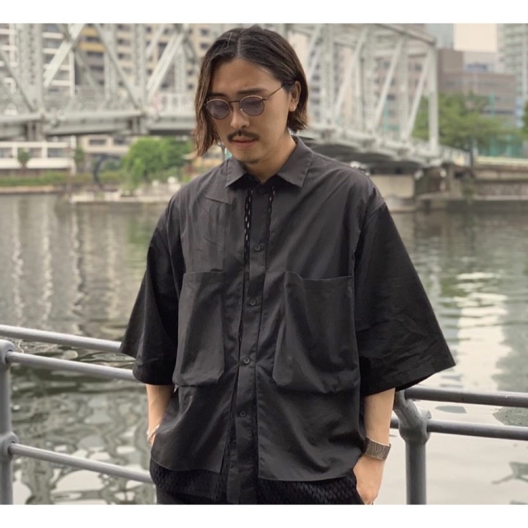 OAMC 19SS メッシュレイヤード ボックス半袖シャツ