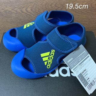 アディダス(adidas)の新品 アディダス サンダル 19.5cm ブルー(サンダル)