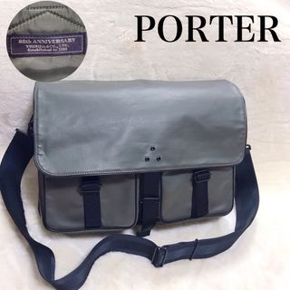 ポーター(PORTER)の美品 レア品 PORTER 80s アニバーサリー メッセンジャー ショルダー(メッセンジャーバッグ)