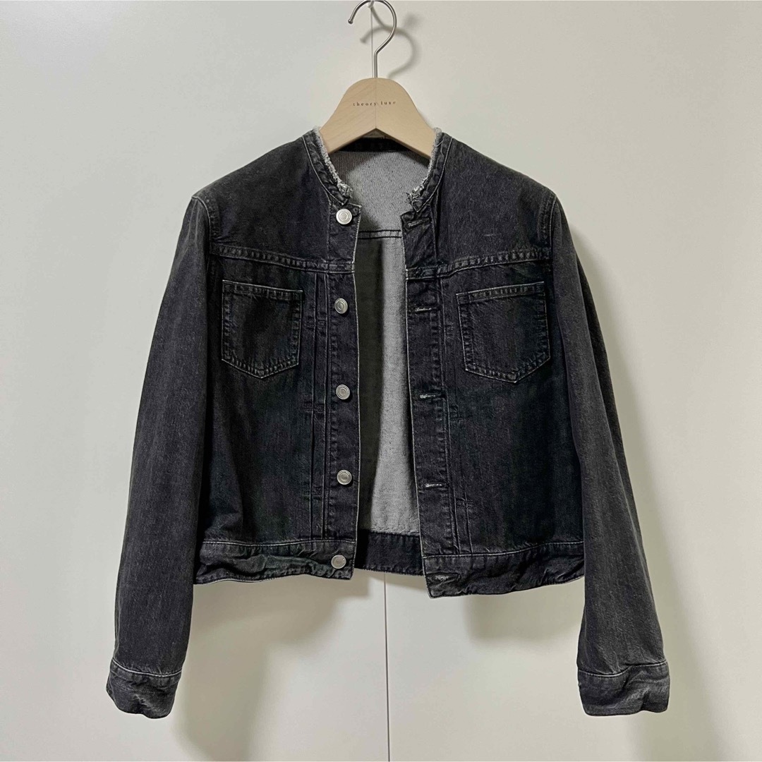 Theory luxe - theory luxe ノーカラーデニムジャケット 新品の通販 by