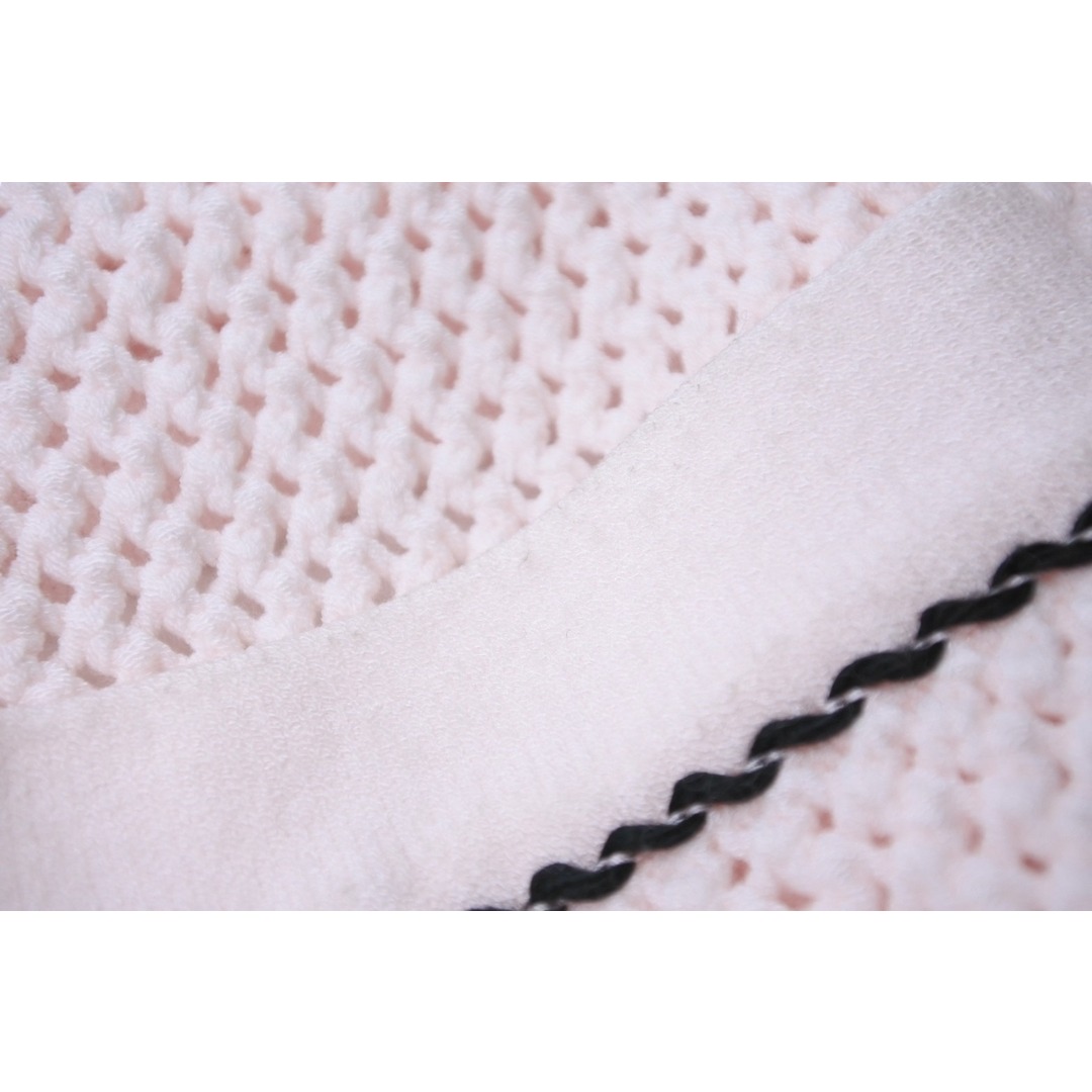 CHANEL シャネル ニット ロング カーディガン ピンク 09C ココマーク