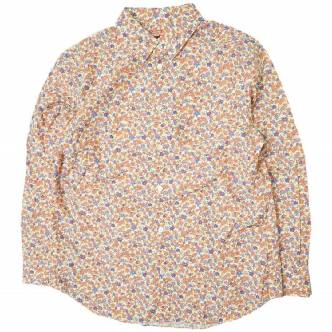 A.P.C. アーペーセー リバティプリント コットンシルクシャツ 23212-1-70361 36 オレンジ 長袖 小花柄 トップス【A.P.C.】