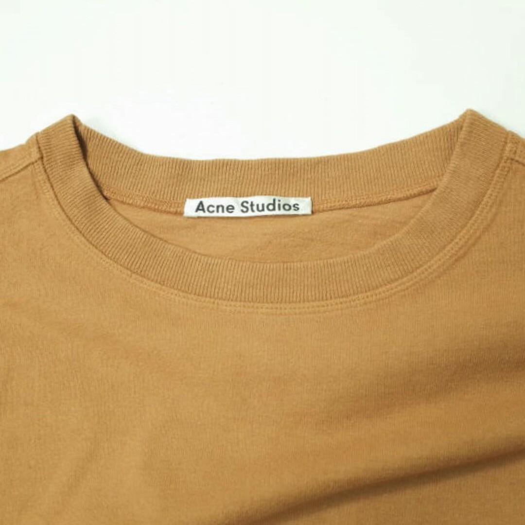 Acne Studios アクネストゥディオズ リバースロゴTシャツ 1159-343-7152 S ブラウン 半袖 オーバーサイズ  トップス【中古】【Acne Studios】