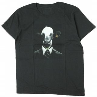 レノマ(RENOMA)のrenoma レノマ COW PRINT TEE プリントTシャツ L BLACK 半袖 牛 トップス【中古】【renoma】(Tシャツ/カットソー(半袖/袖なし))