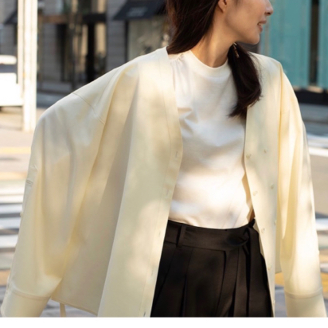 deres secret heart shirt jacket écru