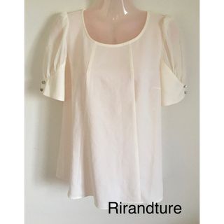 リランドチュール(Rirandture)のRirandture 袖シアー切替ブラウス(シャツ/ブラウス(半袖/袖なし))