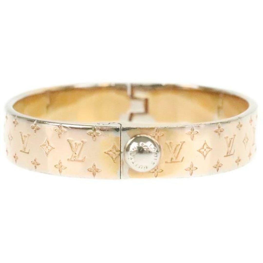 ルイヴィトン バングル カフ ナノグラム M00253 中古 サイズS モノグラム ピンクゴールド LOUIS VUITTON 【中古】 |  アクセサリー ブレスレット PG ロゴ LV ブランド レディース ファッション Bランク