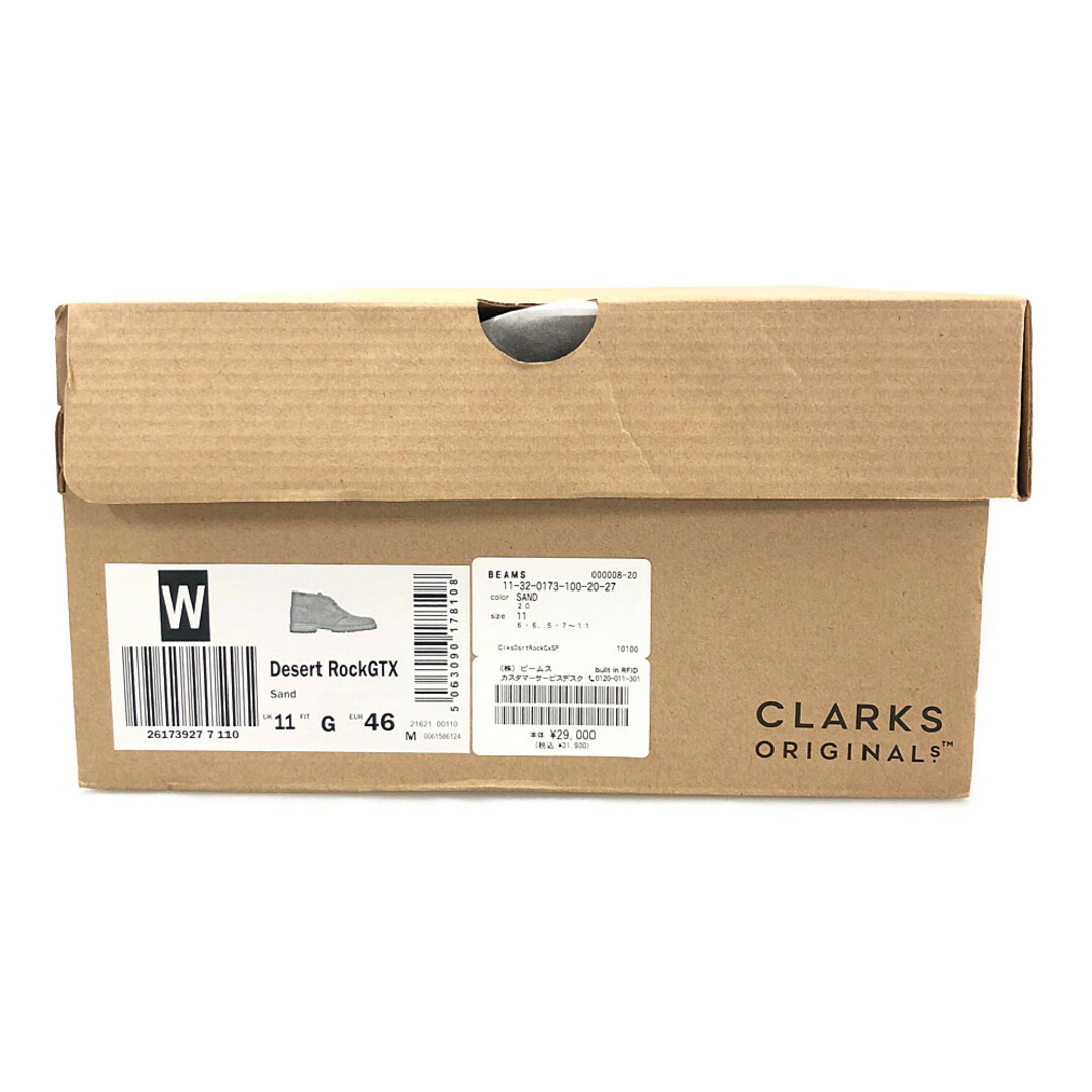 CLARKS クラークス ×BEAMS ビームス DESERT ROCK GORE-TEX デザートロック シューズ サンド サイズUS12 正規品 / 31178