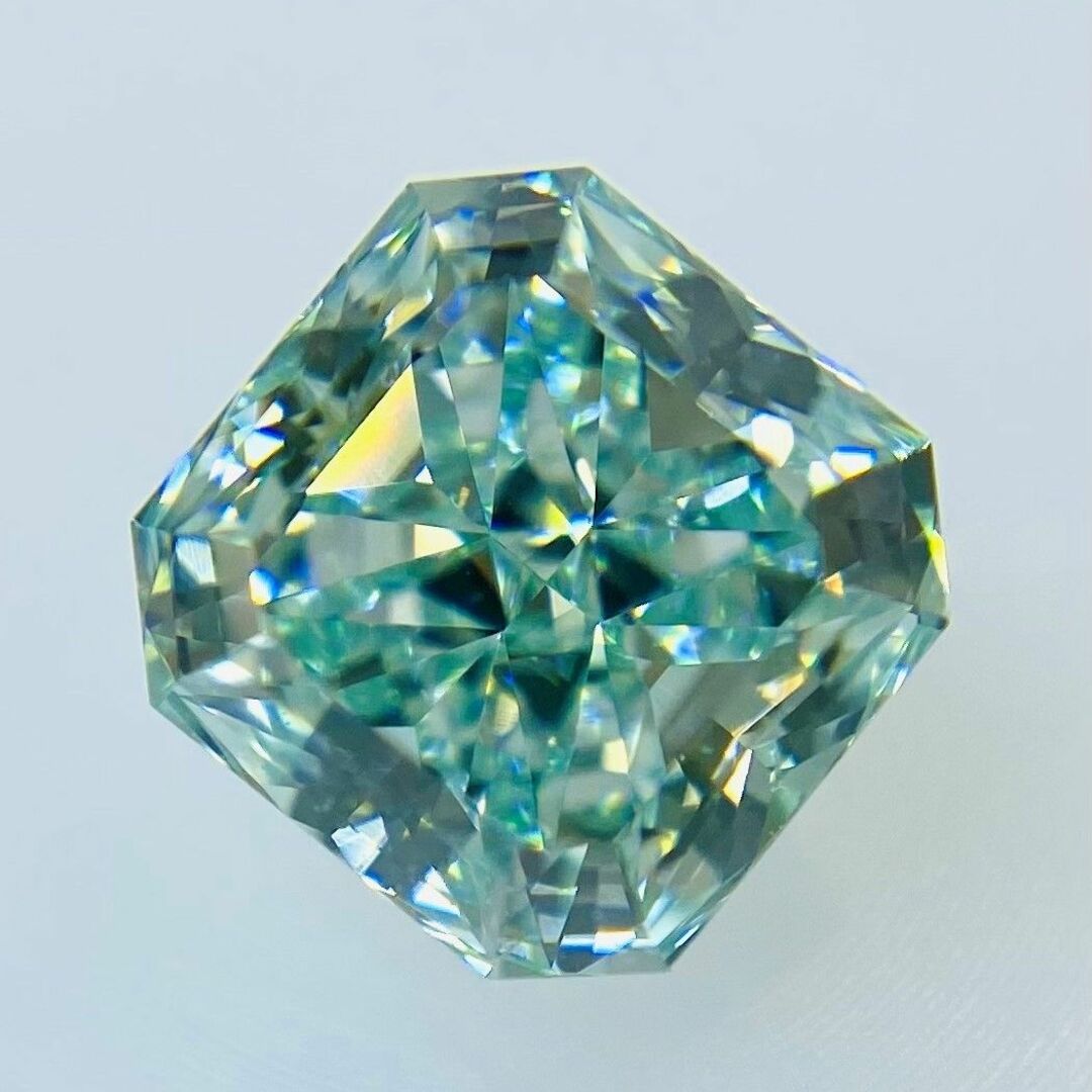 FANCY INTENSE BLUE GREEN 0.869ct SQ/RT03 レディースのアクセサリー(その他)の商品写真