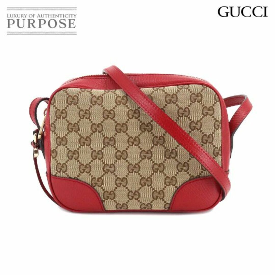 未使用 展示品 グッチ GUCCI GGキャンバス ショルダー バッグ レザー