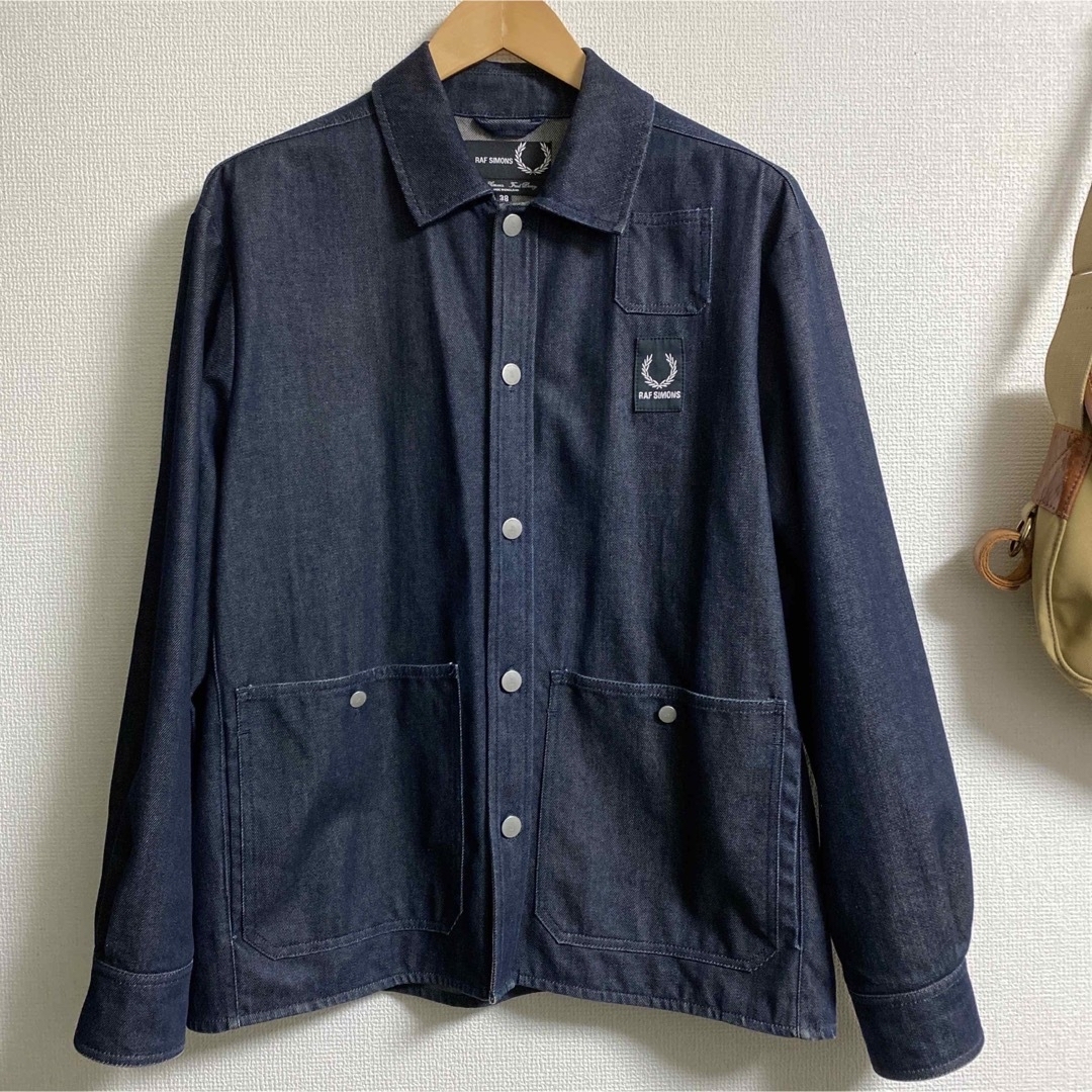 FRED PERRY(フレッドペリー)のラフシモンズ × フレッドペリー デニムカバーオール メンズのジャケット/アウター(カバーオール)の商品写真