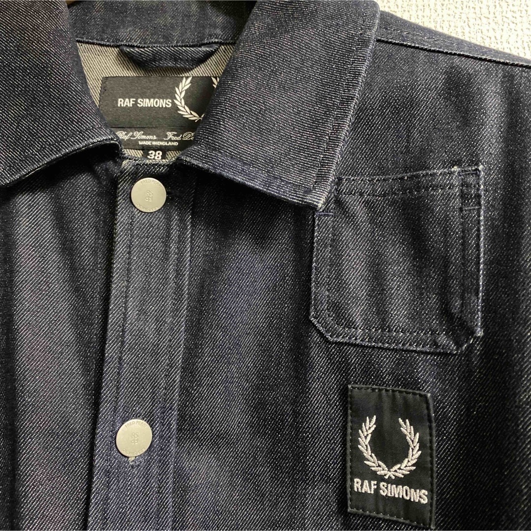 FRED PERRY(フレッドペリー)のラフシモンズ × フレッドペリー デニムカバーオール メンズのジャケット/アウター(カバーオール)の商品写真