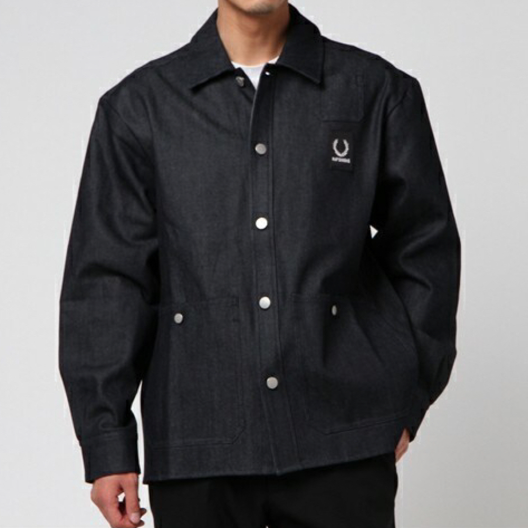 FRED PERRY(フレッドペリー)のラフシモンズ × フレッドペリー デニムカバーオール メンズのジャケット/アウター(カバーオール)の商品写真