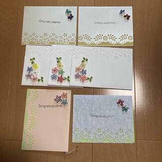 可愛い手作りメッセージカード7枚③(カード/レター/ラッピング)