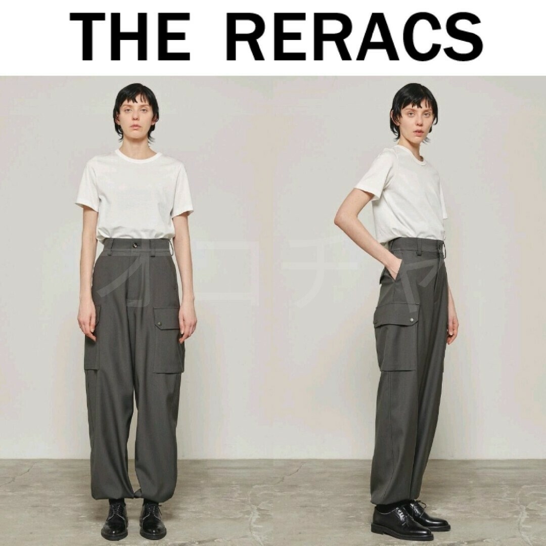 THE RERACS - 新品□23SS THE RERACS F2カーゴパンツ 36 カーキ