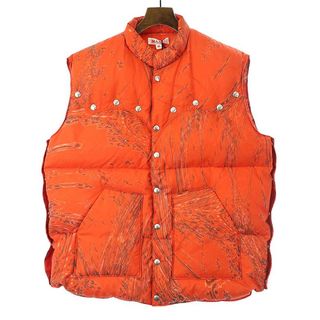 MASU MARBLE BANDANA PUFFER VEST ダウンベスト(ダウンベスト)