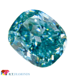 FANCY INTENSE BLUE GREEN 0.600ct X(その他)