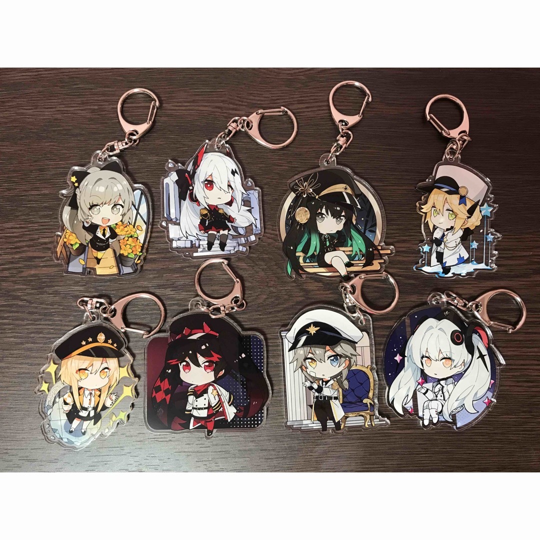 パニシング:グレイレイヴン アクキー 8個セット(バラ売り可) エンタメ/ホビーのアニメグッズ(キーホルダー)の商品写真