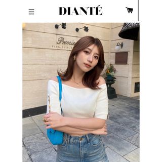 マウジー(moussy)のディアンテ　オフショル　トップス(カットソー(半袖/袖なし))