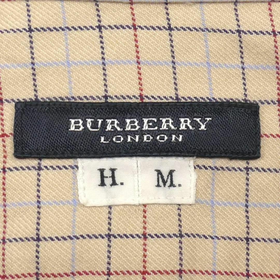 BURBERRY BLACK LABEL - 日本製 バーバリーロンドン チェックシャツ M