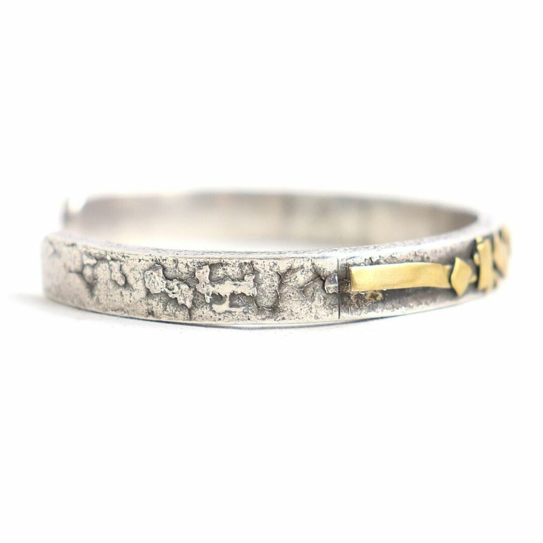 高評価国産 美品◇TOBIAS WISTISEN Skinny mosaic plate bangle SV925