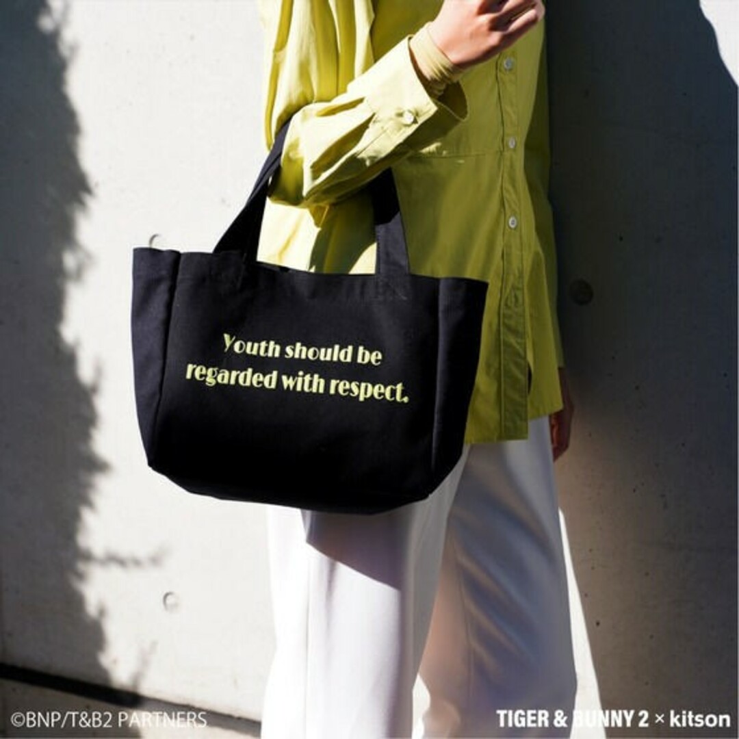 kitson TIGER&BUNNY トートバッグ かばん 手提げ バンダイ英語 レディースのバッグ(トートバッグ)の商品写真