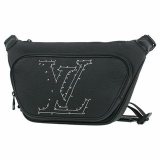 ルイヴィトン(LOUIS VUITTON)のルイヴィトン バッグ メンズ ボディバッグ ブラック LV ロゴ 新品 4019(ボディーバッグ)