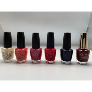 オーピーアイ(OPI)の【OPI】オーピーアイ マニキュア 高発色 塗りやすい ６点セット④(マニキュア)