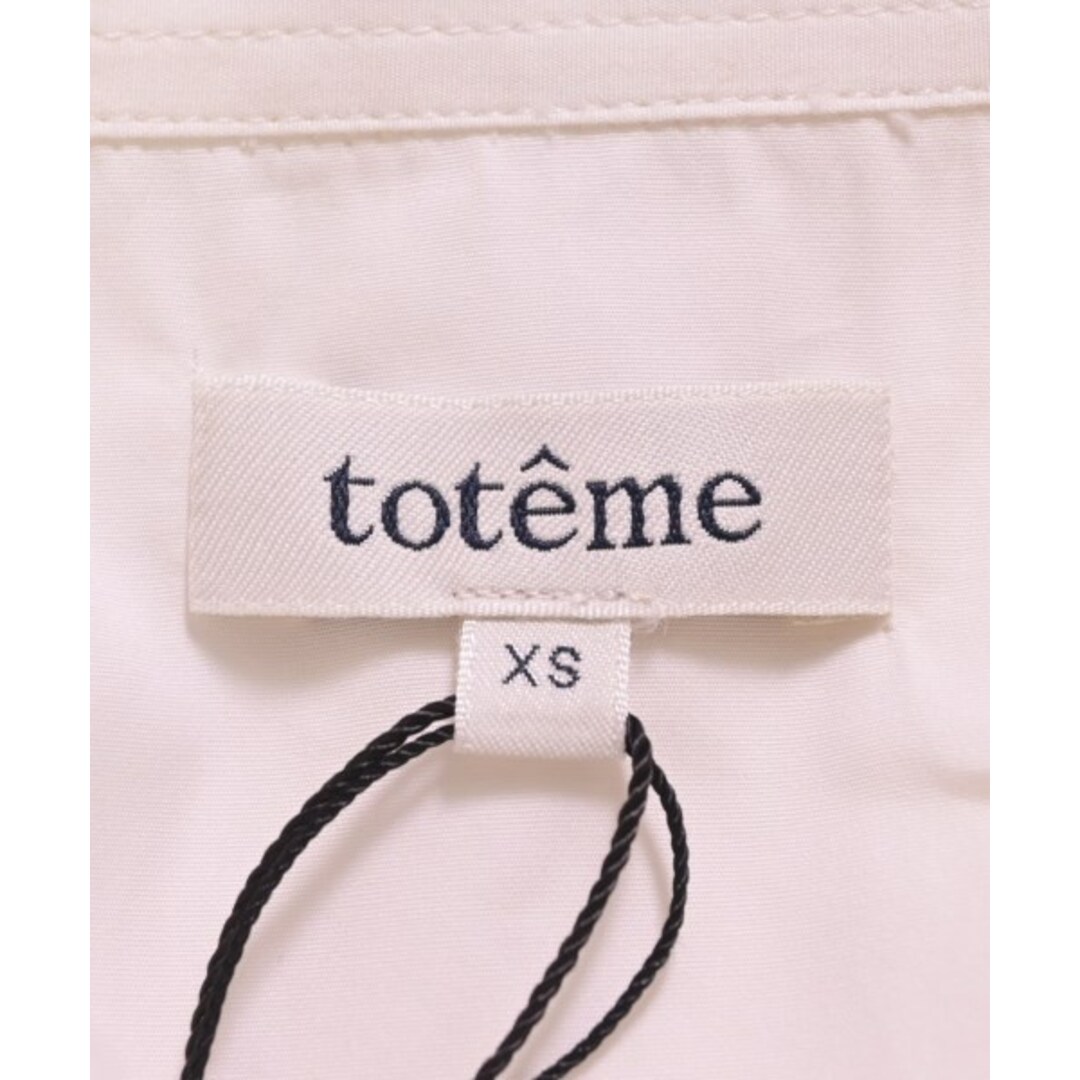 TOTEME(トーテム)のTOTEME トーテム カジュアルシャツ XS 白 【古着】【中古】 レディースのトップス(シャツ/ブラウス(長袖/七分))の商品写真