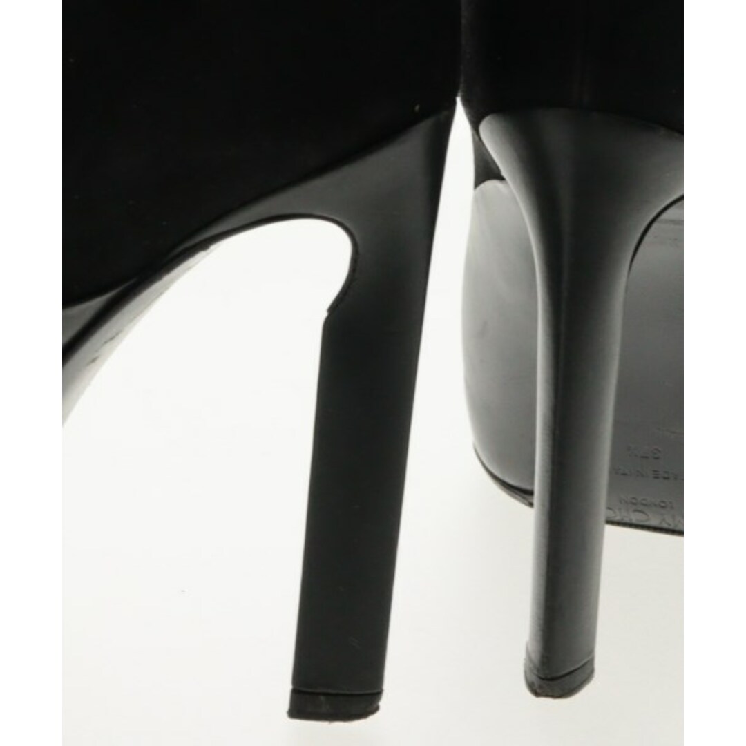 JIMMY CHOO ジミーチュー ブーティ EU37 1/2(24cm位) 黒