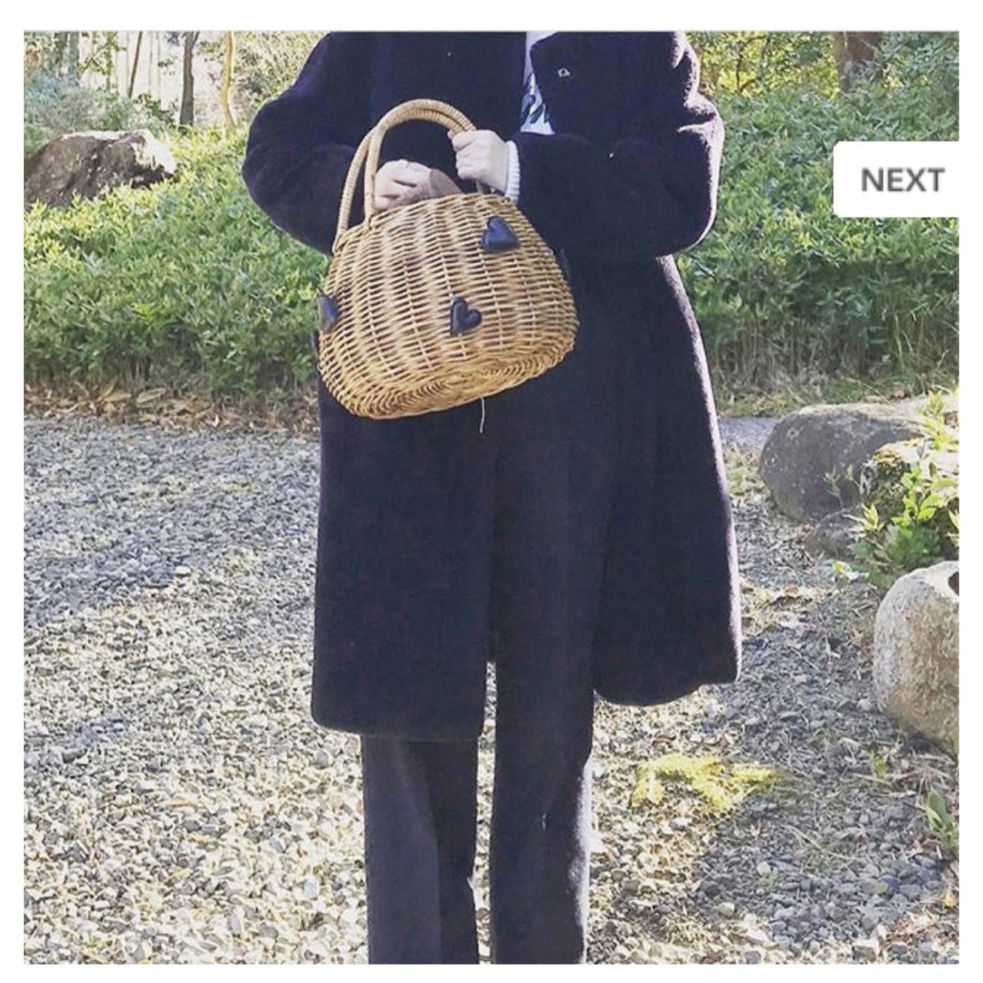 日本製・綿100% 新品・未使用 ラドロー ハートカゴバッグ - 通販