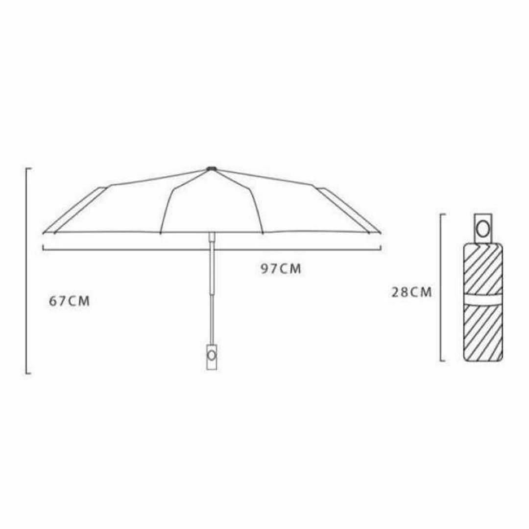 折りたたみ傘 日傘 晴雨兼用 遮光　UVカット　自動開閉　梅雨 レディースのファッション小物(傘)の商品写真