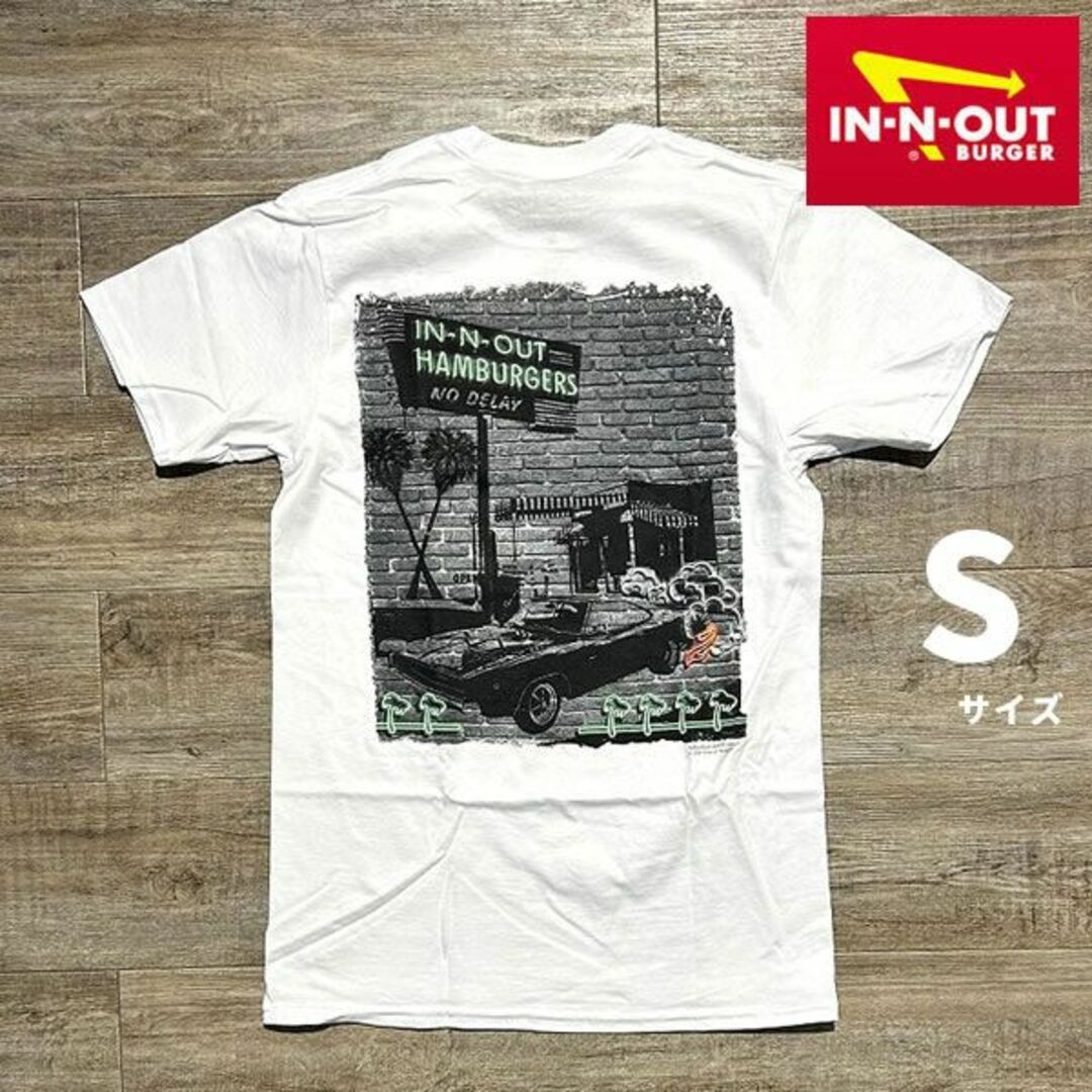 新品◆S◆インアンドアウトバーガー オリジナルプリントTシャツ 157