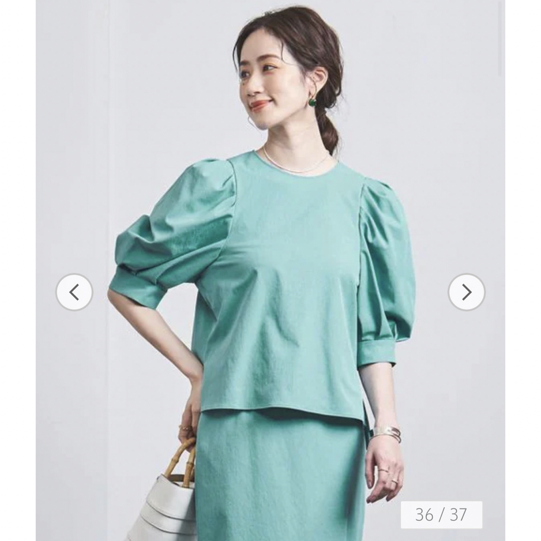 UNITED ARROWS - 【美品】RIRANCHA ギャザー ブラウス ユナイテッド