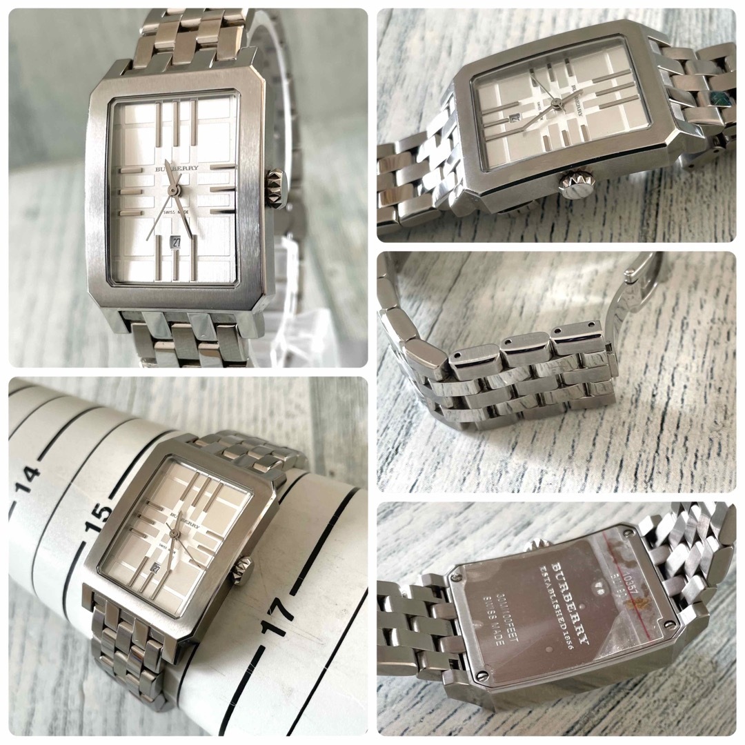【美品】BURBERRY バーバリー 腕時計 BU1901 シルバー