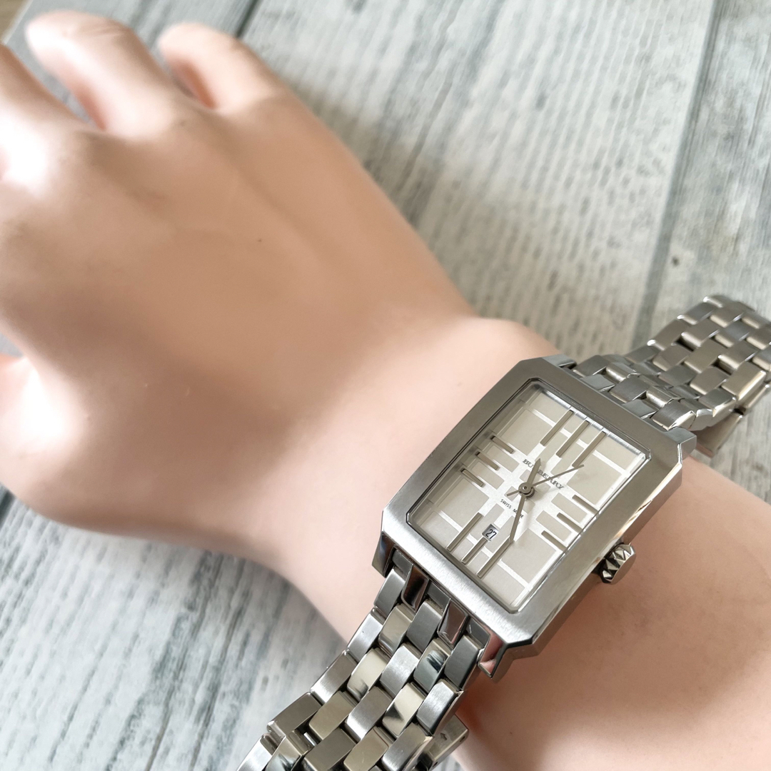 【美品】BURBERRY バーバリー 腕時計 BU1901 シルバー