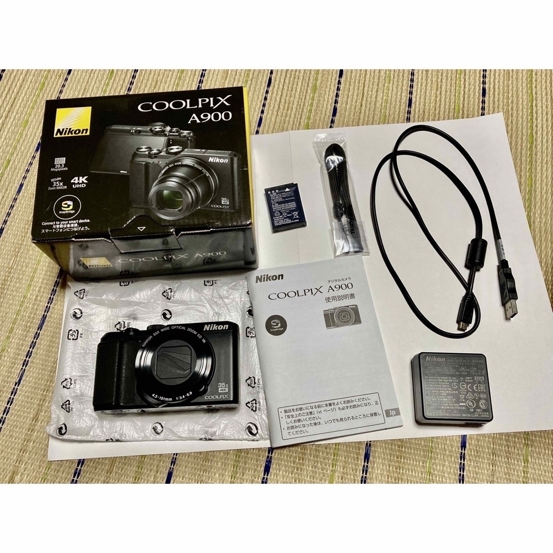 Nikon(ニコン)のNikon  ニコン デジタルカメラ COOLPIX A900 黒 スマホ/家電/カメラのカメラ(コンパクトデジタルカメラ)の商品写真