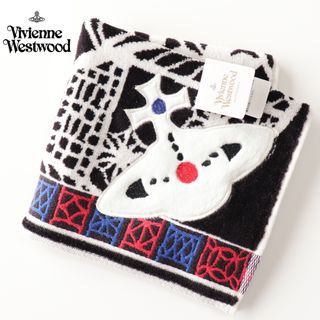 ヴィヴィアンウエストウッド(Vivienne Westwood)の⭐新品タグ付き ヴィヴィアンウエストウッド タオルハンカチ【オーブ柄】⭐(ハンカチ)