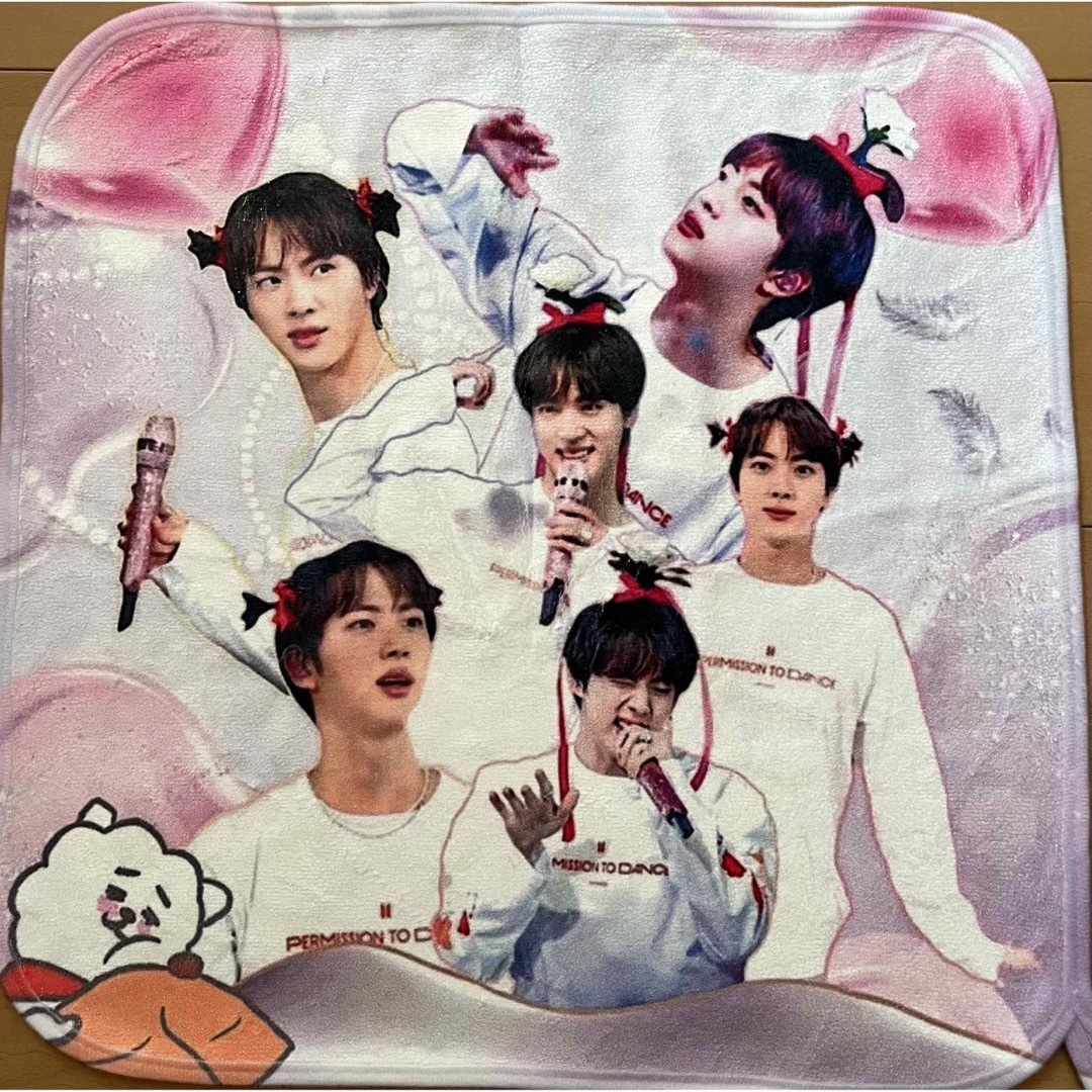 BTS ジンハンドタオル　35×35  1点のみ